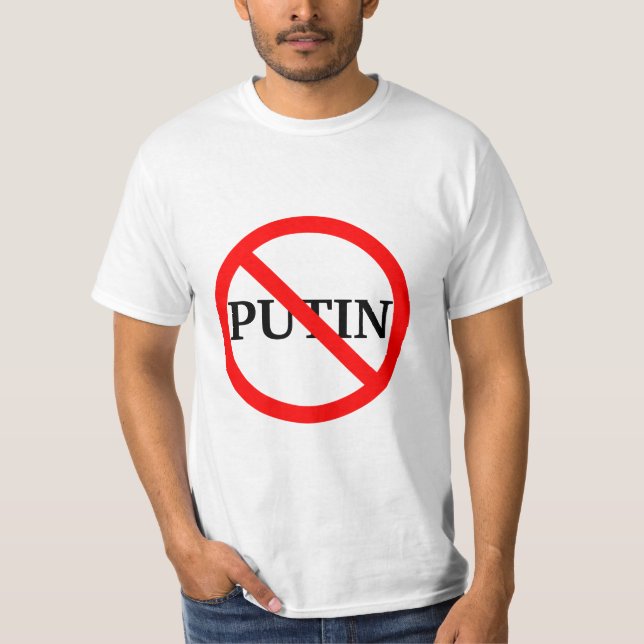 Camiseta Anti Vladimir Putin  (Frente)
