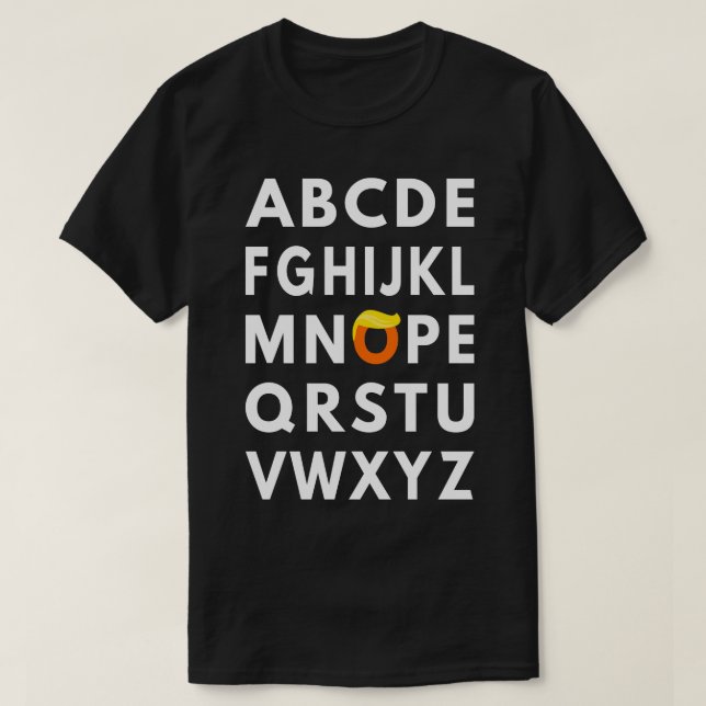 Camiseta AntiAlfabet Nope IV (Frente do Design)