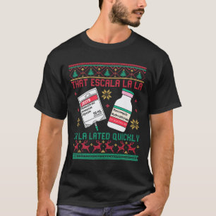 Camiseta Antibiótico Natal Feio Enfermeira Uti Emergência D