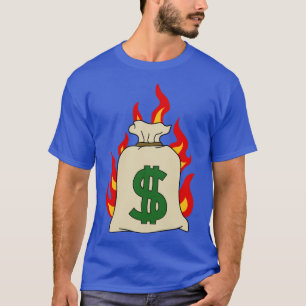 Camiseta Anticapitalista A Queimar Dinheiro