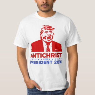 Camiseta ANTICRISTO do TRUNFO para o t-shirt do PRESIDENTE