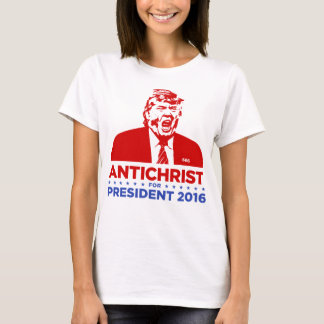 Camiseta ANTICRISTO do TRUNFO para o Tshirt do PRESIDENTE