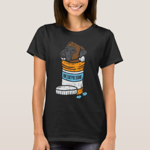 Camiseta Antidepressivo Boxer Funny Animal Pet Dog Ow