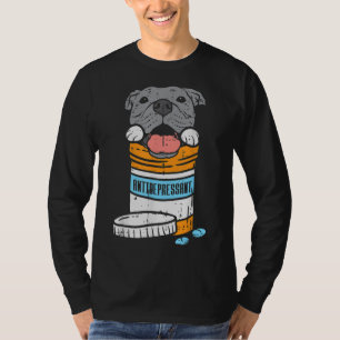 Camiseta Antidepressivo Pitbull Engraçado Cachorro Sozinho