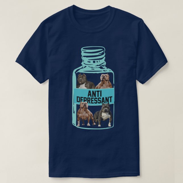 Camiseta Antidepressivos, Amor, Sorriso, Cachorro É Amor P (Frente do Design)