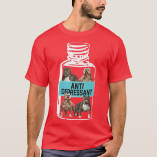 Camiseta Antidepressivos, Amor, Sorriso, Cachorro É Amor P