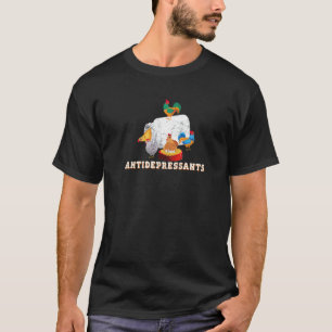 Camiseta Antidepressivos Frango Fazendeiros de Frango da