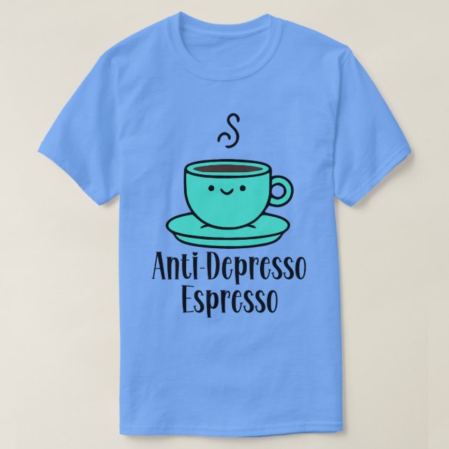 Camiseta AntiDepresso Espresso (Frente do Design)