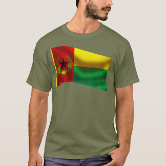 Camiseta Antiga bandeira de Cabo Verde Onda