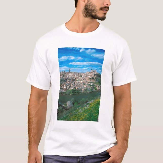 Camiseta Antiga cidade de Toledo, Espanha. (Frente)