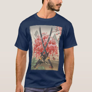 Camiseta Antiga cultura japonesa Sakura Cherry Blossom Kat