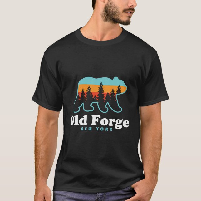 Camiseta Antiga Forge Ny - Adirondacks Urge Velha Forge (Frente)