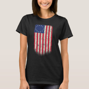 Camiseta Antiga Glória Primeira Bandeira Patriótica America