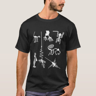 Camiseta Antiga Linhas Nazca Aliens Ufo
