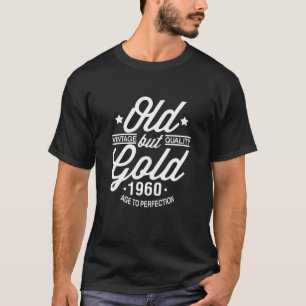 Camiseta Antiga, mas Dourada, qualidade da vinheta 1960 60º