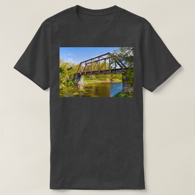 Camiseta Antiga Ponte Ferroviária Do Sul No Vale (Frente do Design)