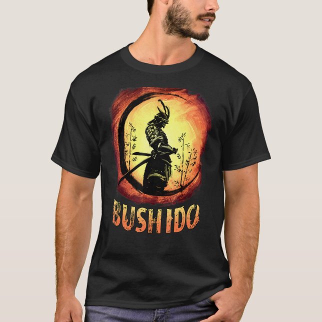 Camiseta Antiga Ronin Asiático Oni Ronin do Japão Katana (Frente)