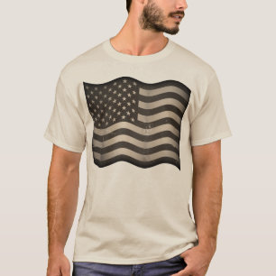 Camiseta Antiga T-shirt da bandeira americana