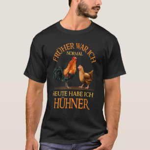 Camiseta Antigamente Eu Era Um Fazendeiro de Frango Galinhe