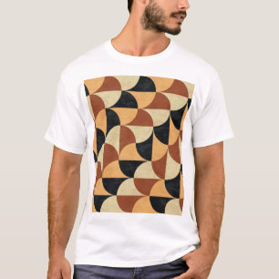 Camiseta Antigo chão de mármore, textura geométrica perfeit
