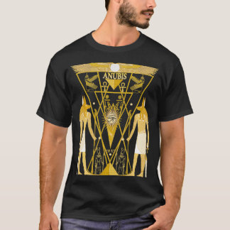 Camiseta Antigo Deus Egípcio Anubis Kemetic Neter Anpu 428