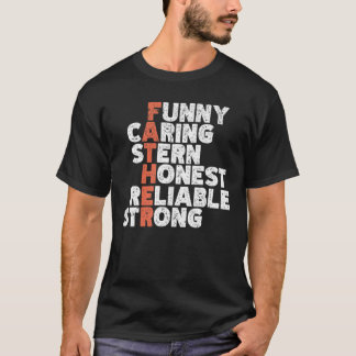 Camiseta Antigo Divertido Cuidadoso Sério Honesto Confiável