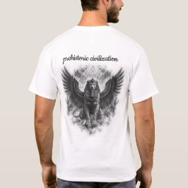 Camiseta Antigo egípcio da Camisa-T Mística Faraó Masculina
