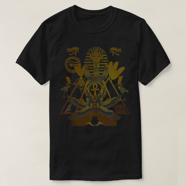 Camiseta Antigo Egito Kemetic Espiritualidade Egípcia King  (Frente do Design)