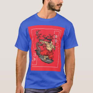 Camiseta Antigo guerreiro japonês Samurai, Tóquio 