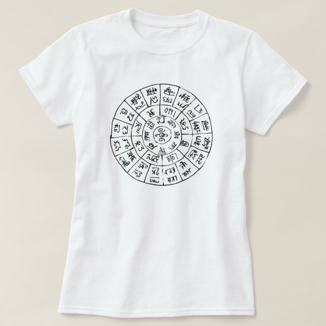 Camiseta Antigo idioma japonês: Dragon Script T-Shirt (Frente do Design)