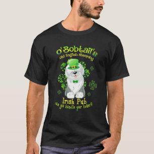 Camiseta Antigo Inglês Sheepdog Funny Irish Pub Lover Rua P