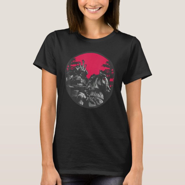 Camiseta Antigo Japonês Samurai Bushido Katana Ronin Ásia (Frente)