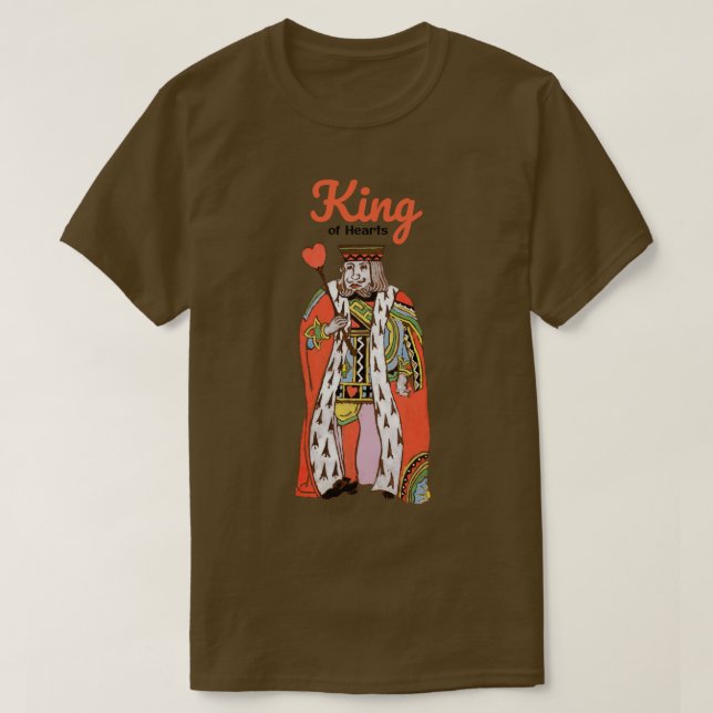 Camiseta Antigo Rei dos Corações (Frente do Design)