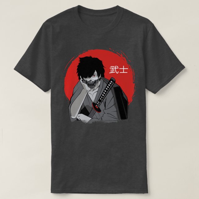 Camiseta Antigo Samurai Guerreiro Japonês Bushido Miyamoto  (Frente do Design)