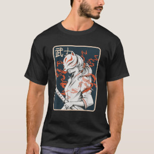 Camiseta Antigo Samurai Japonês Antiga Mulher Japonesa S