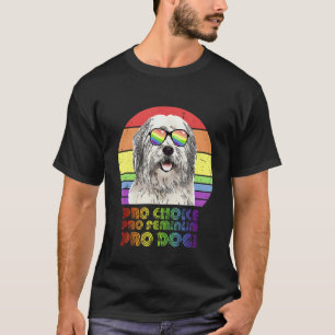 Camiseta Antigo Sheepdog Pro Choice Pro Feminismo Pro D