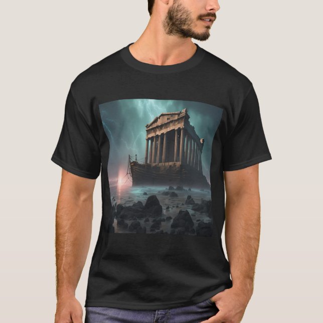 Camiseta Antigo templo grego (Frente)