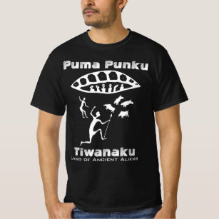 Camiseta Antigos Aliens do Puma Punku Bolivia Tiwanaku WT