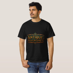 Camiseta Antigos Aventos Typografia Art Eterno Elega -