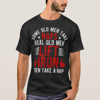 Camiseta Antigos Homens, Exercício de Malhação de ginástica