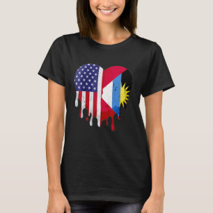 Camiseta Antigua Americana Patriot Grown Country Derretendo