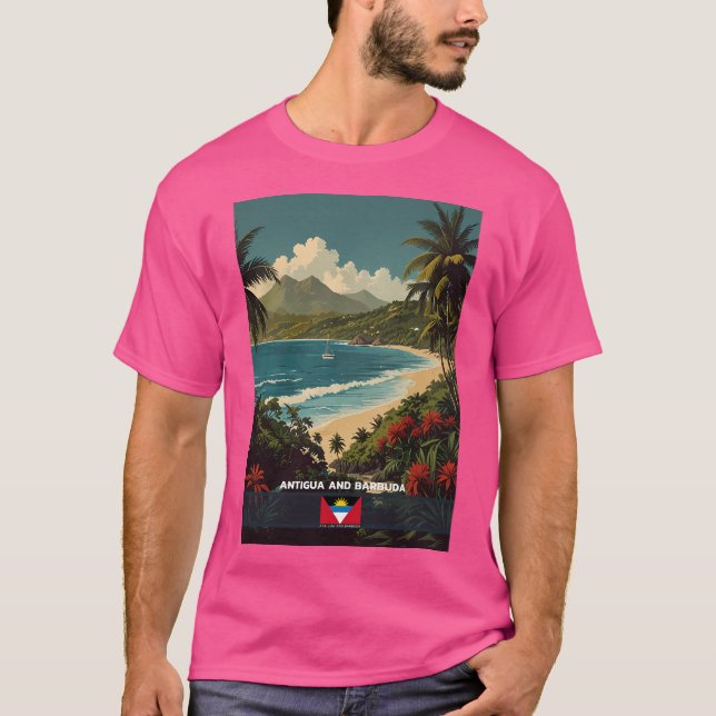 Camiseta Antígua e Barbuda Viagem (Frente)