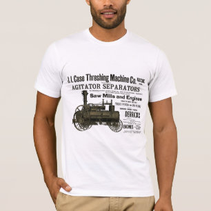 Camiseta Antiguidade de Criação do Trator de Fazenda do M