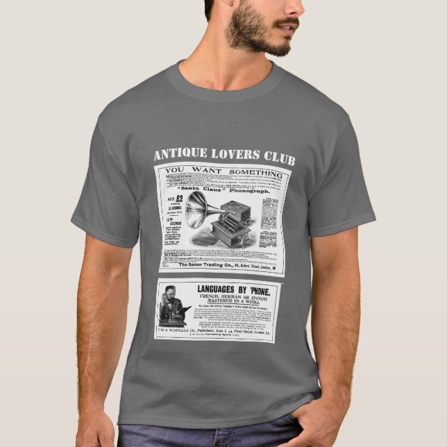 Camiseta Antiguidade Lovers Club (Frente)