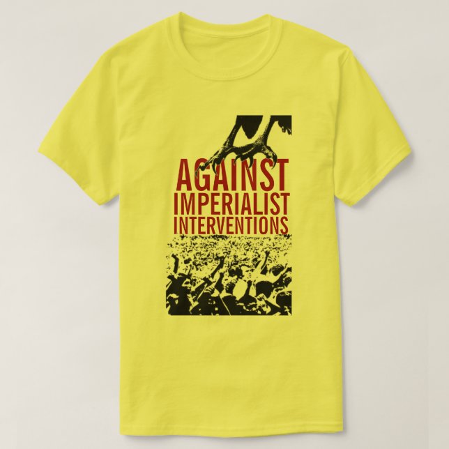 CAMISETA ANTIIMPERIALISTA (Frente do Design)