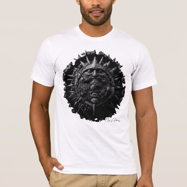 Camiseta Antike Zivilisationen (Masken, Muster, Zeichen) (Frente)