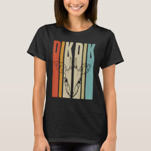 Camiseta Antílope Africano do Dik Retro