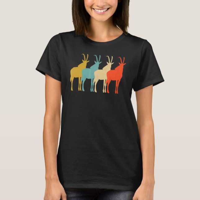 Camiseta Antílope Retro Vintage (Frente)