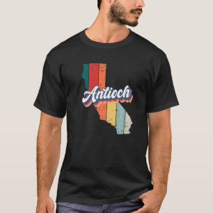 Camiseta Antioch City Retro Vintage Hometown California