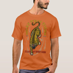 Camiseta Antiquado Tiger Muay Thai Tatuagem
